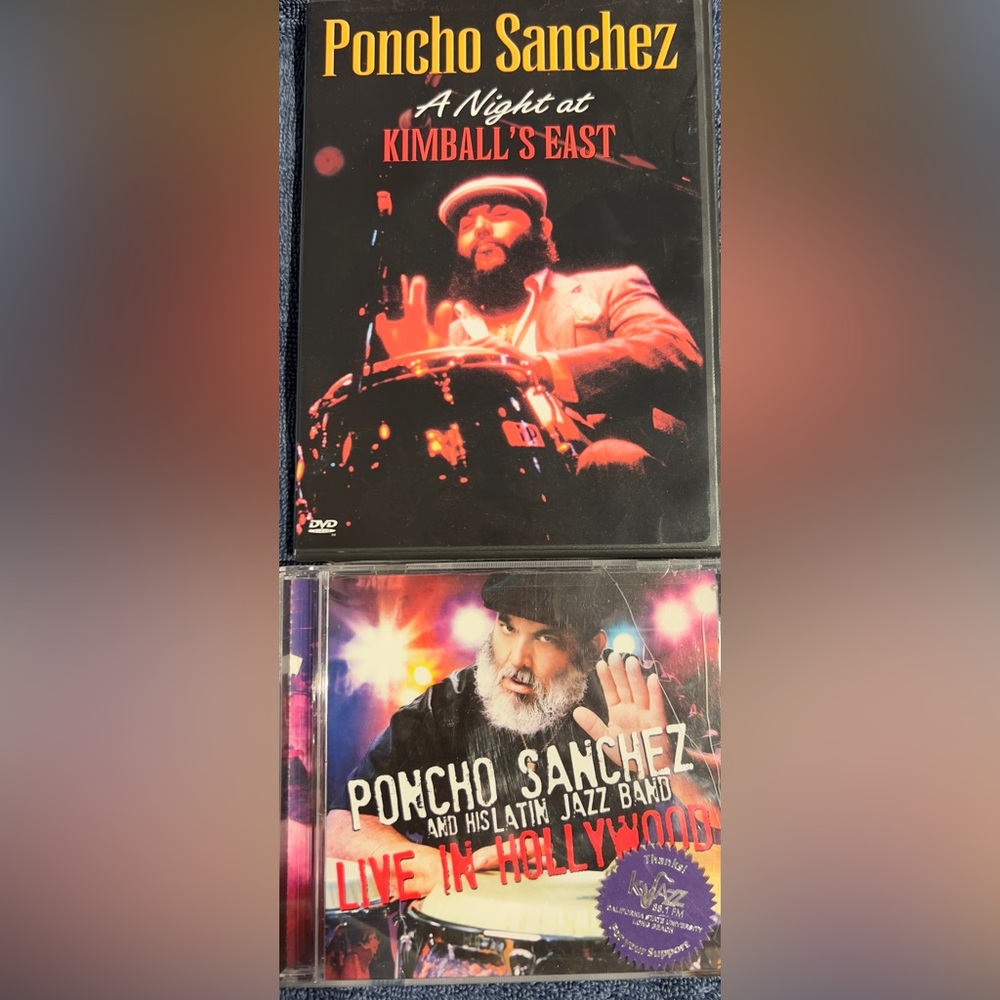 COMBO of Pancho.  DVD and CD live in Hollywood.